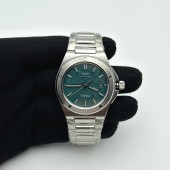 GH공장 IWC 인제니어 아쿠아다이얼 브레이슬릿 IWC0555D - Ingenieur Auto SS/SS A-Grn GHF MY9015 그린 블루