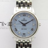 ZF공장 오메가 드빌 27.4MM 블루다이얼 De Ville Prestige Quartz 27.4 mm SS ZF 1:1 Best Edition Blue Dial on SS Bracelet Jap Quartz