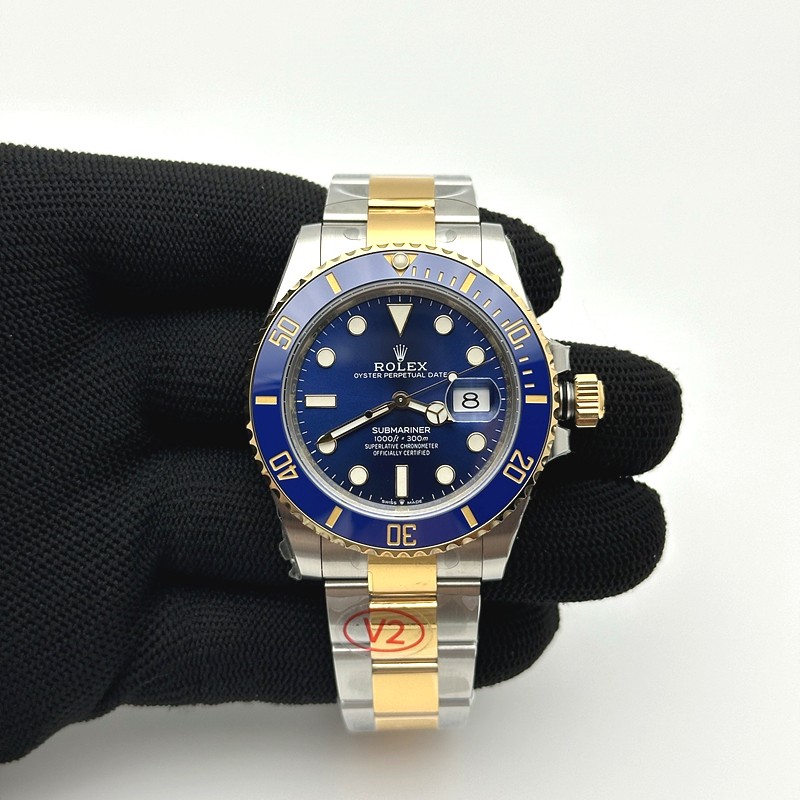 VS공장 롤렉스 서브마리너 41 신형 옐로우골드콤비 청콤 브레이슬릿 Submariner 126613LB 904 YG/SS Blue VSF VS3235