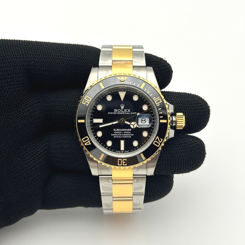 VS공장 롤렉스 서브마리너 41 신형 옐로우골드콤비 흑콤 브레이슬릿 Submariner 126613 LN SSYG Black Ceramic 904L Steel  11 Best Edition VS3235