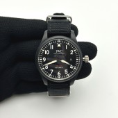 M+F공장 IWC 탑건 세라믹 블랙다이얼 블랙나일론스트랩 Top Gun IW326901 Ceramic Black Dial on Black Nylon Strap A2892