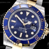 GM공장 V3 롤렉스 서브마리너 41 신형 옐로우골드콤비 청콤 브레이슬릿 Submariner 126613LB 904 YG/SS Blue GMF V3 VR3235