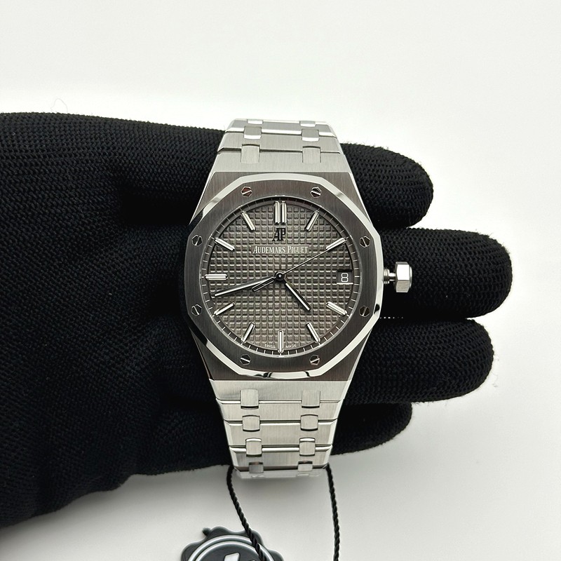 ZF공장 오데마피게 로얄오크 15500 그레이다이얼 브레이슬릿 Royal Oak 41mm 15500 SS/SS Grey ZF V3 A4302