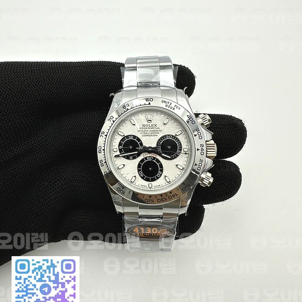 QF공장 롤렉스 스틸 데이토나 운석다이얼 브레이슬릿 Daytona 116520 SS/SS Met/Stk 904L QF V2 A4130