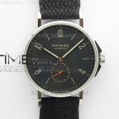 MK공장 노모스 아호이아틀란틱 블랙다이얼 나일론스트랩 Ahoi Atlantik 555 SS MKS 1:1 Best Edition Black Dial On Nylon Strap Seagull movement