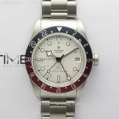 ZF공장 튜더 블랙베이 41 gmt 바젤월드 펩시 화이트다이얼  브레이슬릿 Black Bay M79830RB-0010 GMT Baselworld Pepsi Bezel ZF 1:1 Best Edition White Dial on SS Bracelet A2836