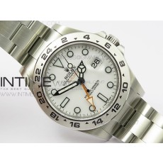 NOOB 롤렉스 익스플로러2 216570 화이트다이얼 3187무브 정배열  Rolex Explorer2 White Dial