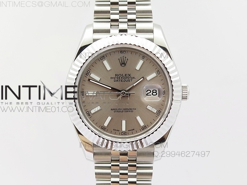 BP공장 롤렉스 데이저스트2 스틸 그레이다이얼 바인덱스 Rolex DateJust2 SS&Gray Dial Bar Index 신형브레스렛