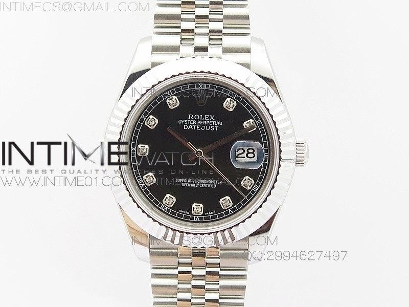 BP공장 롤렉스 데이저스트2 스틸 블랙다이얼 다이아인덱스 Rolex DateJust2 SS&Black Dial Diamond Index 신형브레스렛