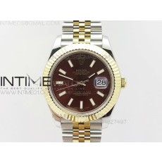 BP공장 롤렉스 데이저스트2 옐로우골드콤비 브라운다이얼 바인덱스 Rolex DateJust2 SS&YG Brown Dial Bar Index 신형브레스렛
