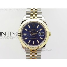 BP공장 롤렉스 데이저스트2 옐로우골드콤비 블루다이얼 바인덱스 Rolex DateJust2 SS&YG Blue Dial Bar Index 신형브레스렛