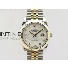BP공장 롤렉스 데이저스트 41 콤비 화이트 자개 텐포인트다이얼 포금브레이슬릿 DATEJUST II 41MM 14K YG WRAPPED WHITE MOP DIAL ON NEW VERSION JUBILEE BRACELET