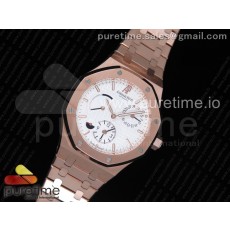 TW공장 오데마피게 로얄오크 26120 로즈골드금장 화이트다이얼 브레이슬릿 Royal Oak 41mm 26120 RG White Dial on RG Bracelet A2329