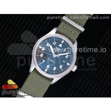 MK공장 IWC 마크18 마크1헌정에디션 블랙다이얼 국방색나토스트랩 IWC Mark XVIII “TRIBUTE TO MARK XI” IW327007 Black Dial on Green Nylon Strap A2892