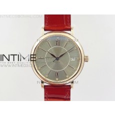 MK공장 IWC 포르토피노 IW458101 다이아베젤 로즈골드금장 실버다이얼 가죽스트랩 IWC PORTOFINO IW458101 DIAMOND BEZEL RG SILVER DIAL ON RED LEATHER STRAP MIYOTA 9015