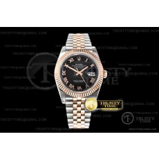 BP공장 롤렉스 데이저스트 36 로즈골드 콤비 블랙다이얼 브레이슬릿 DateJust 36mm Jub Flt RG/SS Black/Rmn BP A2813