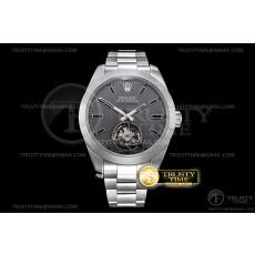 JB공장 밀가우스 라벨누아르 뚜르비용 그레이다이얼 브레이슬릿 Milgauss Label Noir 43mm SS/SS Grey JBF Tour