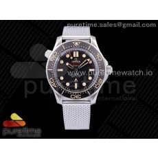 VS공장 오메가 씨마스터 다이버 300M 노타임투다이 007에디션 블랙다이얼 매쉬스트랩 v4 NTTD Seamaster 300 