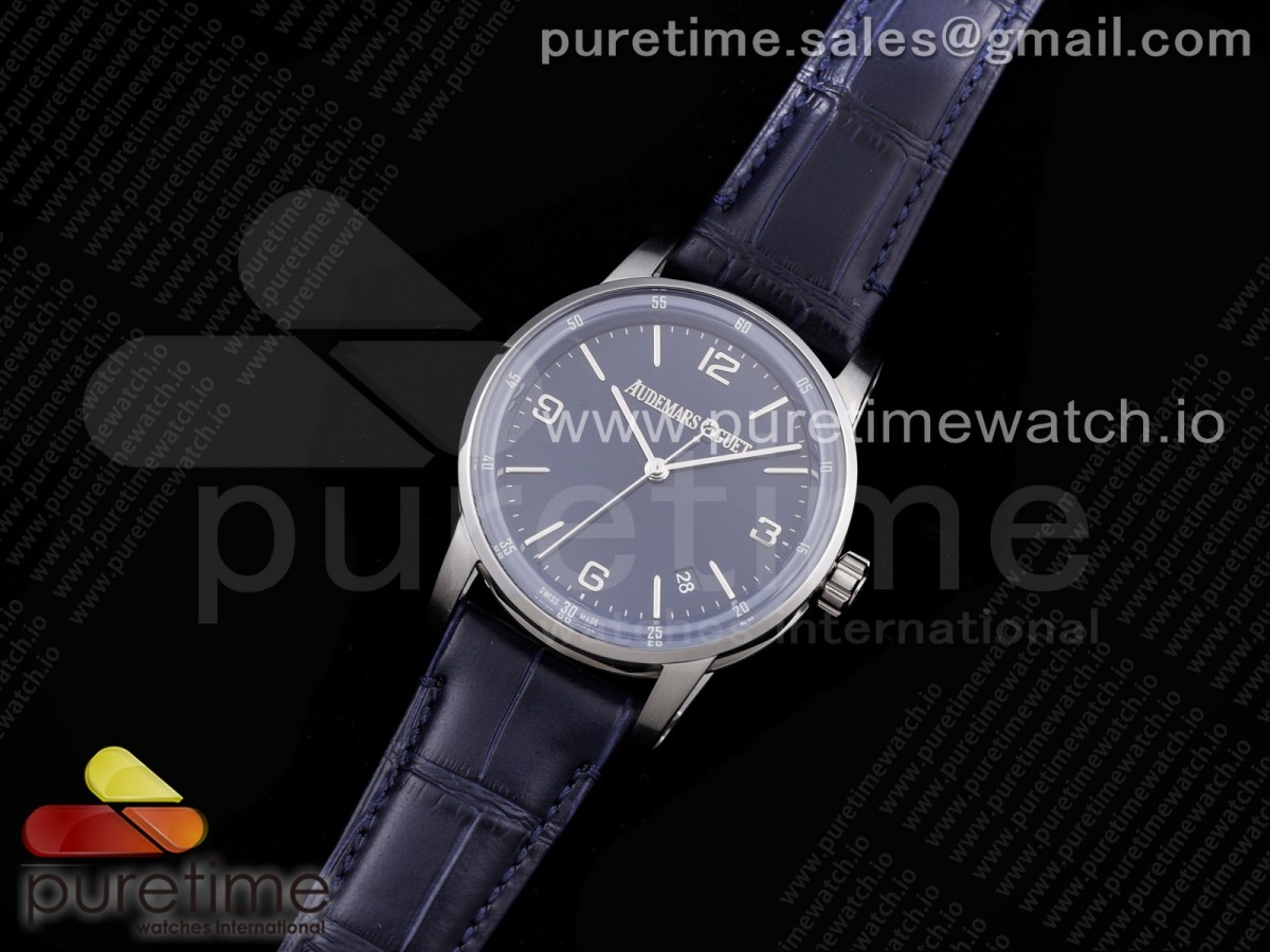 OX공장 CODE 11.59 블루다이얼 가죽스트랩 CODE 11.59 SS 15210 Blue Dial on Blue Leather Strap A4302