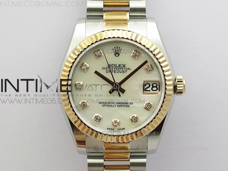 GS공장 롤렉스 데이저스트 31 로즈골드콤비 자개다이얼 브레이슬릿
