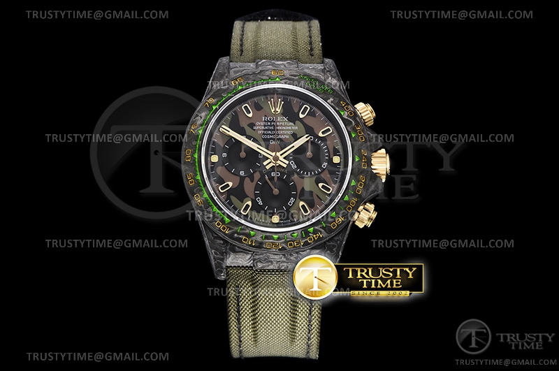 OM공장 데이토나 포지드카본 나일론스트랩 Daytona DIW Military Green FC/NY Camo OMF A7750