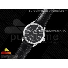 KZ공장 롤렉스 셀리니 스틸 블랙다이얼 가죽스트랩 Cellini SS KZF 1:1 Best Edition Black Dial on Black Leather Strap SA3132