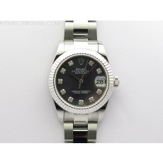 BP공장 롤렉스 데이저스트 31 자개다이얼 2813무브 21600진동 Datejust 31mm 278273 SS BP Best Edition Black MOP Crystal Markers Dial on Oyster Bracelet