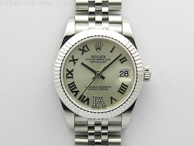 BP공장 롤렉스 데이저스트 31 실버다이얼 2813무브 21600진동 Datejust 31mm 278271 SS BP Best Edition Silver Roman Markers @6 Crystal Dial on Jubilee Bracelet