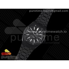 ZF공장 오데마피게 로얄오크 15400 DLC 블랙다이얼 Royal Oak 41mm 15400 DLC ZF 1:1 Best Edition Black Textured Dial on DLC Bracelet A3120