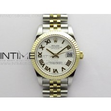 BP 롤렉스 데이저스트 31 옐로우골드콤비 화이트다이얼 2813 Datejust 31mm 278273 SS/YG BP Best Edition White Roman Markers Dial on SS/YG Jubilee Bracelet