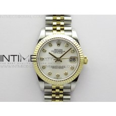 BP 롤렉스 데이저스트 31 옐로우골드콤비 자개다이얼 2813 Datejust 31mm 278273 SS/YG BP Best Edition White MOP Diamond Markers Dial on SS/YG Jubilee Bracelet