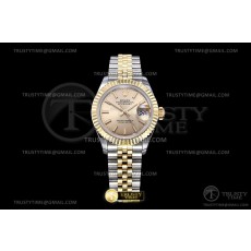 GM공장 롤렉스 데이저스트 28 옐로우골드콤비 샴페인다이얼 2671 DJ Ladies 28mm Jub Flt 904L YG/SS Gold/Stk GMF A2671