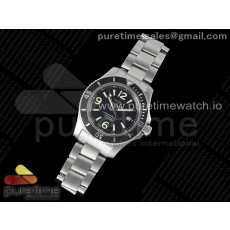 TF공장 브라이틀링 슈퍼오션 44 스틸 블랙다이얼 블랙베젤 브레이슬릿 Superocean Automatic 44 TF 1:1 Best Edition Black Dial Black Bezel on SS Bracelet A2824