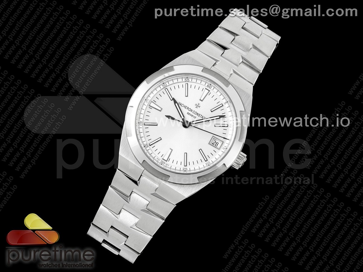 ZF공장 바쉐론콘스탄틴 오버시즈 4500V 스틸 화이트다이얼 브레이슬릿 Overseas 4500V SS ZF 1:1 Best Edition Silver Dial on SS Bracelet A5100