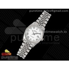 Clean공장 롤렉스 데이저스트 36 스틸 화이트다이얼 로만인덱스 플루티드베젤 쥬빌레브레이슬릿 DateJust 36 126234 Clean 1:1 Best Edition 904L Steel White Roman Dial on Jubilee Bracelet VR3235 클린공장