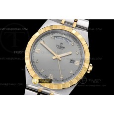 V7공장 튜더 로얄 28603 옐로우골드콤비 실버다이얼 8p인덱스 로만인덱스 브레이슬릿  Tudor Royal 28603 41mm YG/SS Silv/Dia V7F A2836