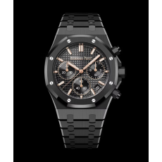 APS공장 오데마피게 로얄오크 크로노그래프 풀세라믹 블랙다이얼 브레이슬릿 Royal Oak Chrono 26240 Black Ceramic APSF 1:1 Best Edition on Ceramic Bracelet SA4401 Super Clone