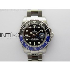 APS공장 롤렉스 GMT마스터2 BLNR 블루앤블랙베젤 오이스터브레이슬릿 GMT-Master II 126710 BLNR Black/Blue Ceramic 904L SS APSF 1:1 Best Edition Blue Dial On Oyster Bracelet VR3285 CHS