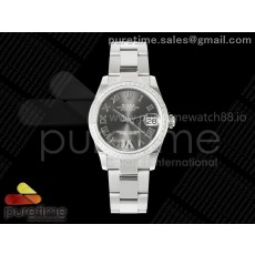 AR공장 롤렉스 레이디 데이저스트 31 그레이다이얼 로만인덱스 다이아몬드베젤 오이스터브레이슬릿 DateJust 31 SS ARF 1:1 Best Edition Gray Roman Dial Diamonds Bezel on Oyster Bracelet ETA2688