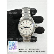 VS공장 오메가 아쿠아테라 150M 골프에디션 화이트다이얼 브레이슬릿