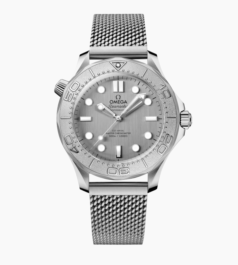VS공장 오메가 씨마스터 다이버 300M 실버서퍼 실버다이얼 매쉬스트랩 Seamaster 300m Silver Surfer SS/SS Silv VSF A8806