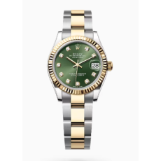 AR공장 롤렉스 레이디 데이저스트 31 옐로우골드콤비 그린다이얼 텐포인트 오이스터브레이슬릿 10P