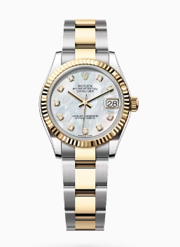 AR공장 롤렉스 레이디 데이저스트 31 옐로우골드콤비 자개다이얼 텐포인트 오이스터브레이슬릿 10P
