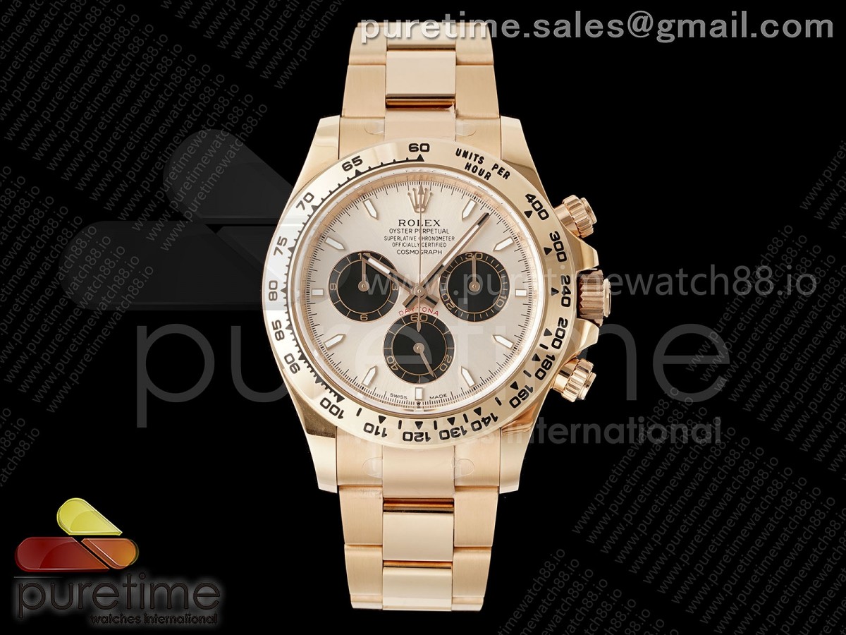 APS공장 롤렉스 데이토나 로즈골드금통 로즈골드다이얼 브레이슬릿 2025 Daytona 126505 APSF 1:1 Best Edition RG/Black Dial on RG Bracelet SH4131