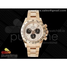 APS공장 롤렉스 데이토나 로즈골드금통 로즈골드다이얼 브레이슬릿 2025 Daytona 126505 APSF 1:1 Best Edition RG/Black Dial on RG Bracelet SH4131