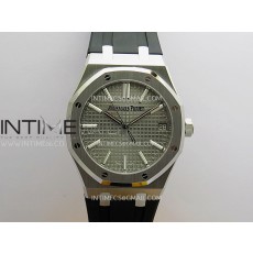 [26.01 UP] DD공장 오데마피게 로얄오크 15510 그레이다이얼 러버스트랩 Royal Oak 41mm 15510 SS DDF 1:1 Best Edition Gray Dial On Black Rubber Strap Super Clone DD4302