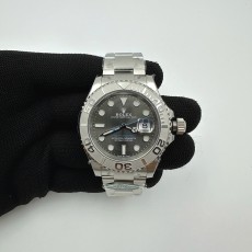 국내배송!! CLEAN공장 롤렉스 요트마스터 40 스틸 그레이다이얼 브레이슬릿 다크로듐 (고유번호 0C59)