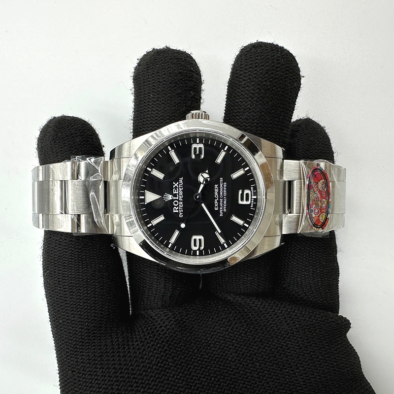 국내배송!! Clean공장 롤렉스 익스플로러1 39 214270 스틸 블랙다이얼 브레이슬릿 (고유번호 cexl1)