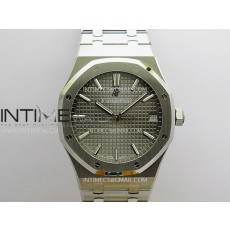 VS공장 오데마피게 로얄오크 15500 스틸 그레이다이얼 브레이슬릿 Royal Oak 15500 SS VSF 1:1 Best Edition Gray Dial On SS Bracelet Super Clone DD4302