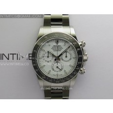 ER공장 롤렉스 신형 세라믹 데이토나 화이트다이얼 브레이슬릿 4131 Daytona 126502 904L SS ERF 1:1 Best Edition White Dial On 904L SS Bracelet SH4131